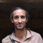 Herve Menon in Hathor's temple - Spiritual tour to Egypt