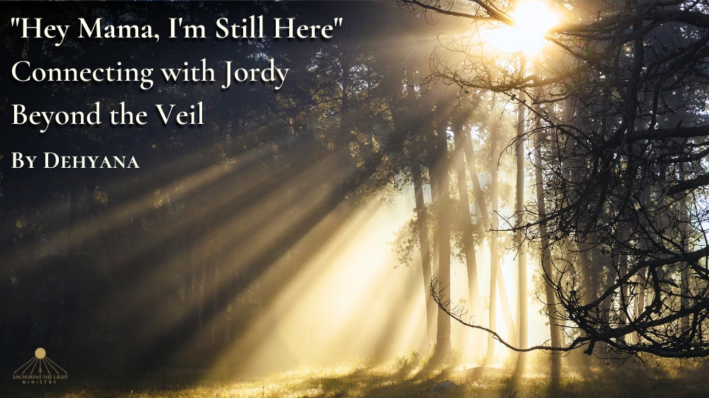 Soft ethereal light streaming through trees with a gentle morning mist