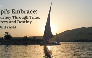 A felucca on the Nile at Sunset